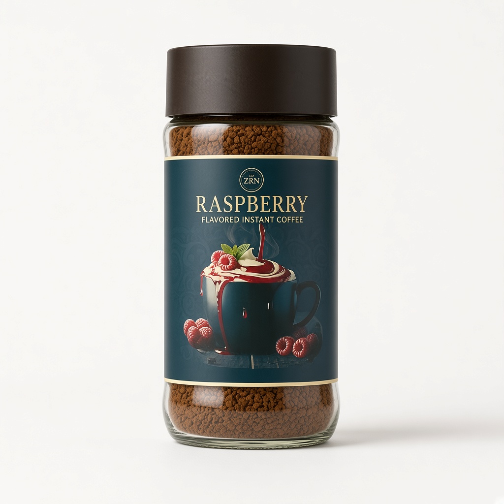 Raspberry Flavored Instant Coffee – 110g
