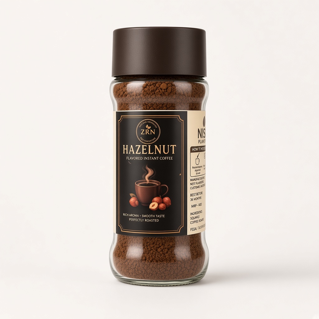 Hazelnut Flavored Instant Coffee