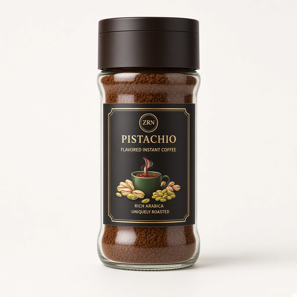 Pistachio Flavored Instant Coffee
